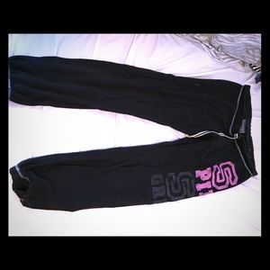 Victoria's Secret PINK black sweatpants