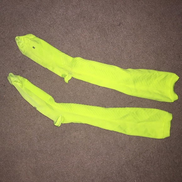 Neon yellow socks! Willing to negotiate price!