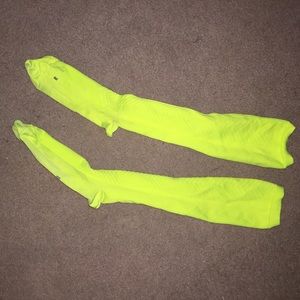 Neon yellow socks! Willing to negotiate price!