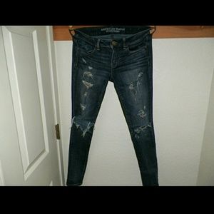 American Eagle Distressed Jeggings