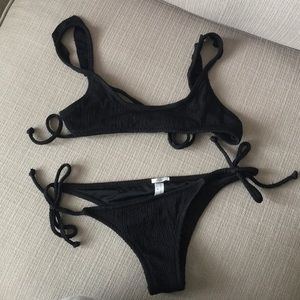 Swim By Dawn black bikini. Worn Once, Sz. Small.