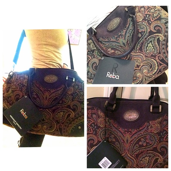 Reba Midnight Tapestry Travel Tote