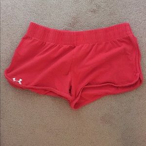 Under Armour running shorts. Size Medium