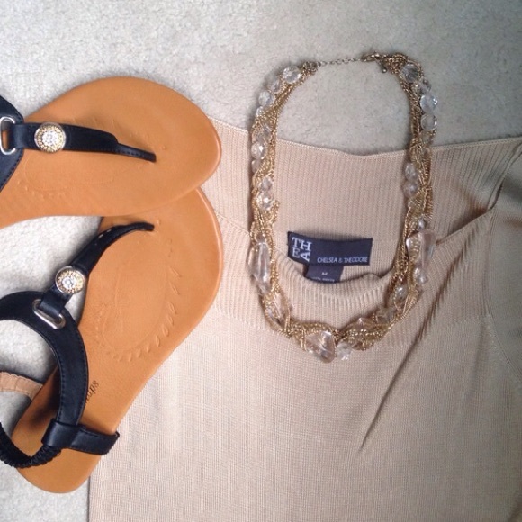 Classy Champagne Top (NWOT) - Picture 2 of 3