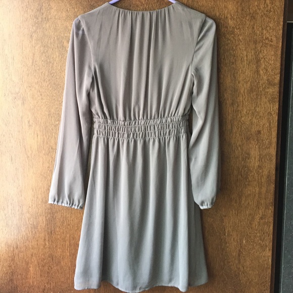 Merona • EUC Grey Chiffon Dress - Picture 3 of 5