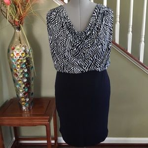 NAVY & WHITE Dress 🌿 Sz 12