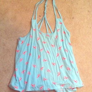 Blue lobster tank top