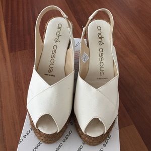 Open toe sling espadrilles