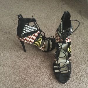 Zara Tribal Strappy Heel!!