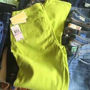 Green michaels kors pants