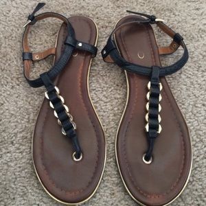 Aldo black sandals