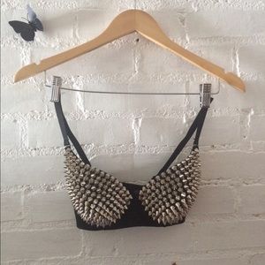 Studded bra
