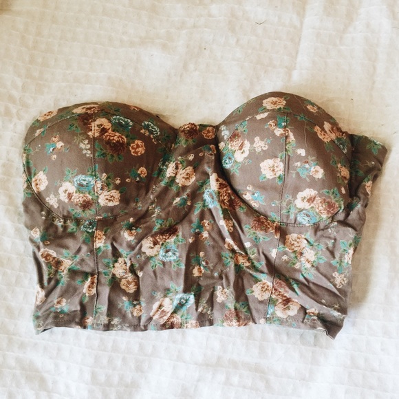 Floral crop top