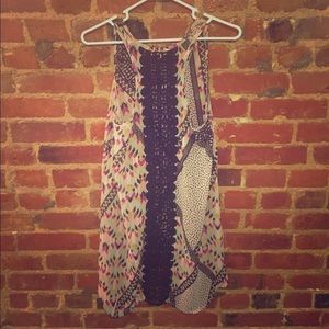 Tribal tunic with funky back