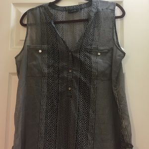 Sleeveless blouse