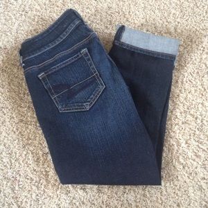 American eagle cropped jeans