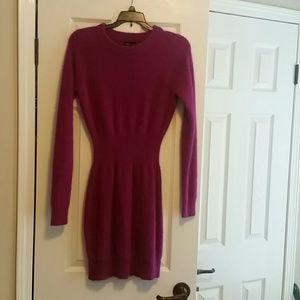 Angora sweater dress