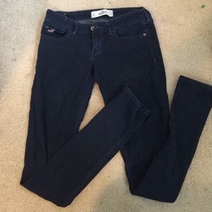 dark navy hollister jeans