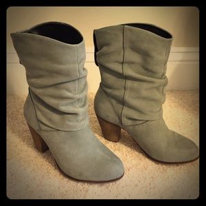 Aldo leather mid calf boots