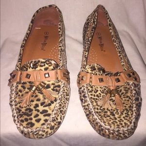 Cheetah loafers