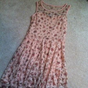 Pink lace dress!