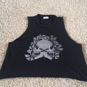 Old Brandy graphic muscle tee