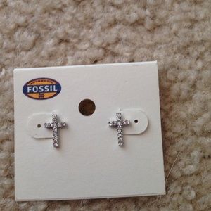 Cross earrings