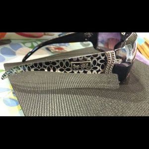 Two pair sunglasses coach louie vuitton