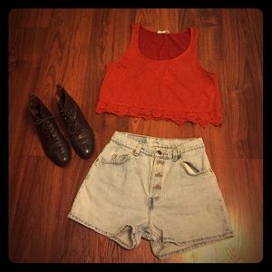Levi's vintage  high waisted shorts!