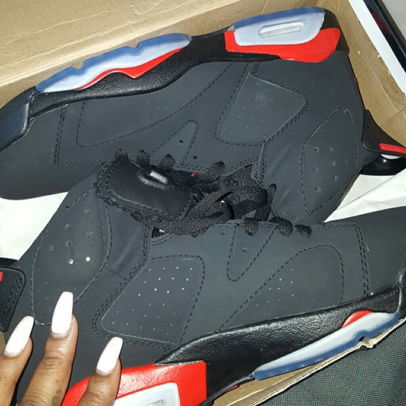 Black Infrared 6 Jordans