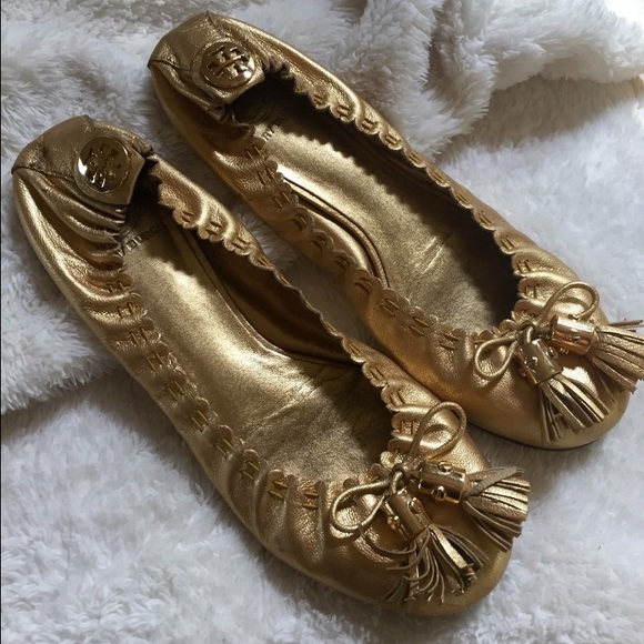 💕SALE 💕Tory Burch Reese Flats