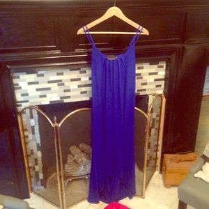Cynthia Rowley high/low maxi dress