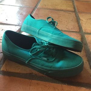 MENS Size 9.5 ALL BLUE mono vans.