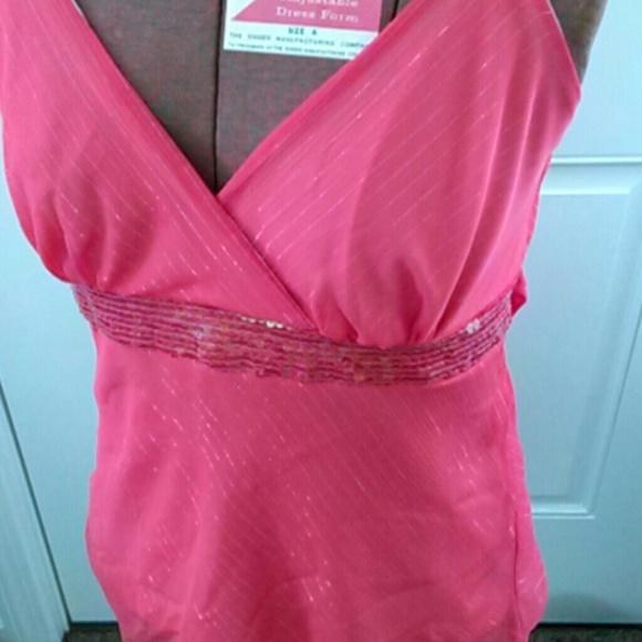Coral flowy top - Picture 2 of 3