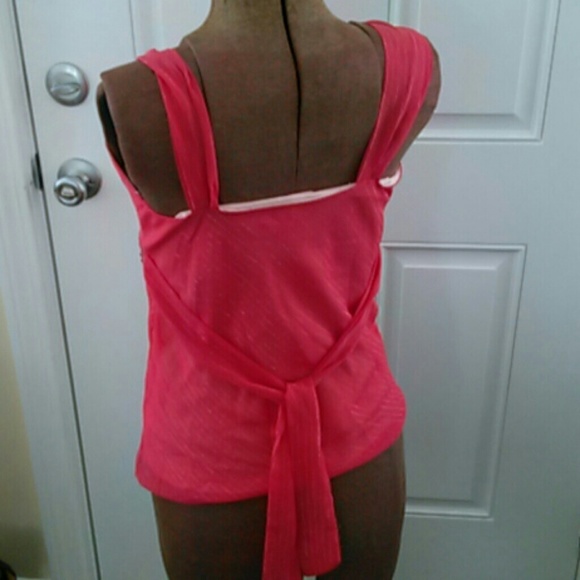 Coral flowy top - Picture 3 of 3