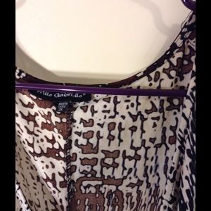 Animal Print Wrapped Dress