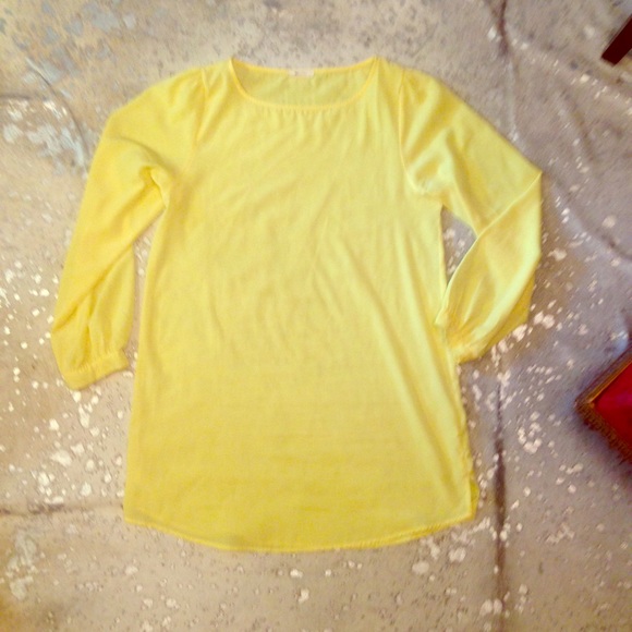 Everly yellow shift dress