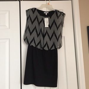 Black Blouson evening dress