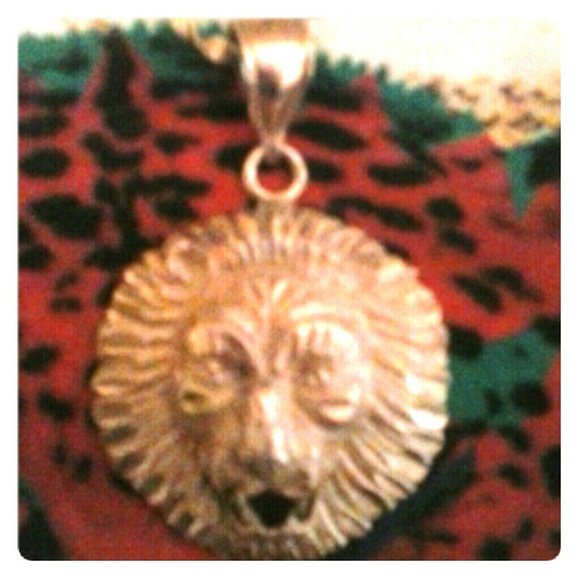 Sterling Silver Lion Head pendant