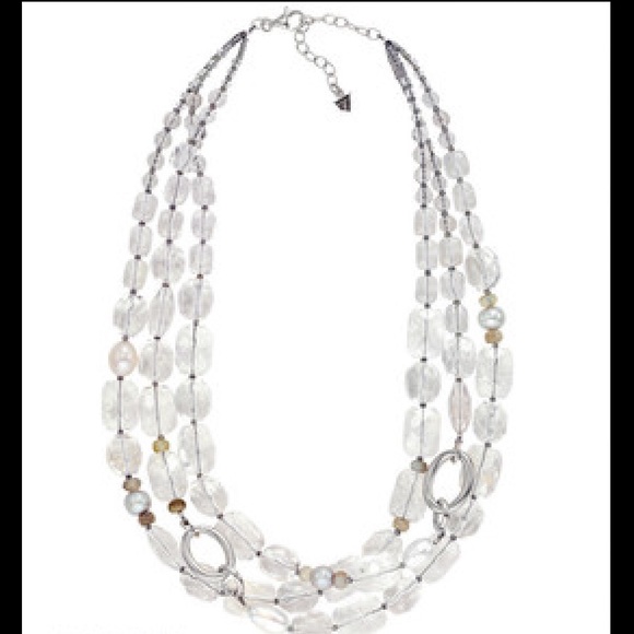 Silpada Clear Beaded Necklace