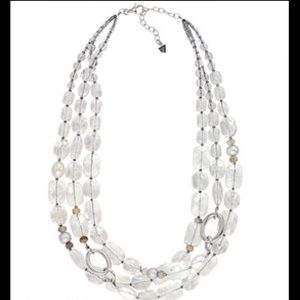 Silpada Clear Beaded Necklace