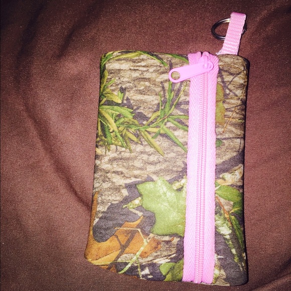 Camo keychain wallet