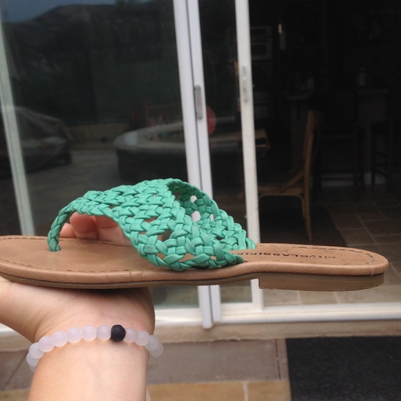 Green crochet sandals👌 - Picture 2 of 3