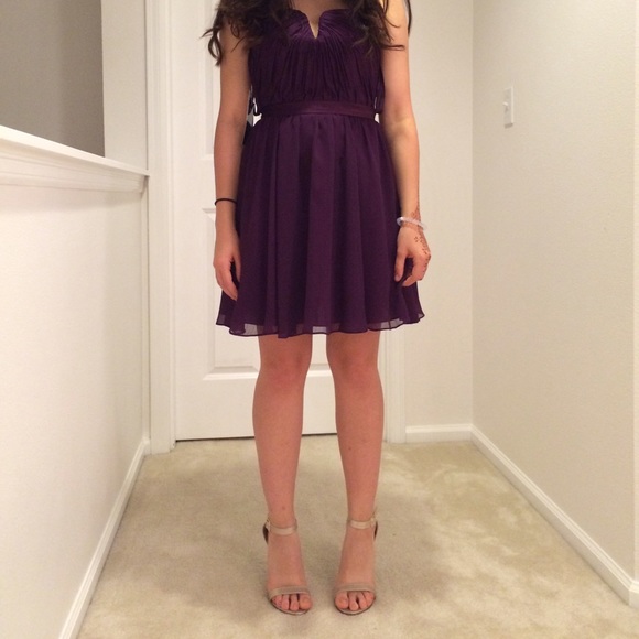 Purple Homecoming Dress