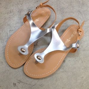Silver sandal