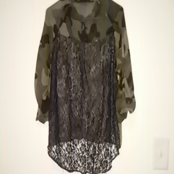 CAMOUFLAGE LARGE SHIRT - Picture 2 of 2