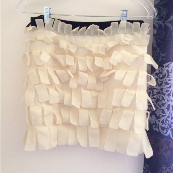 J Crew ruffled skirt