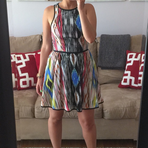 Peacock Pattern Dress - Picture 1 of 4