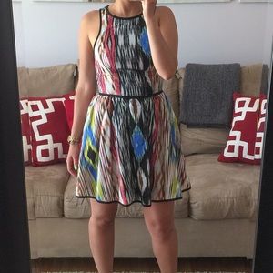 Peacock Pattern Dress