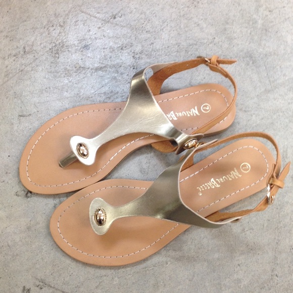 Gold sandal